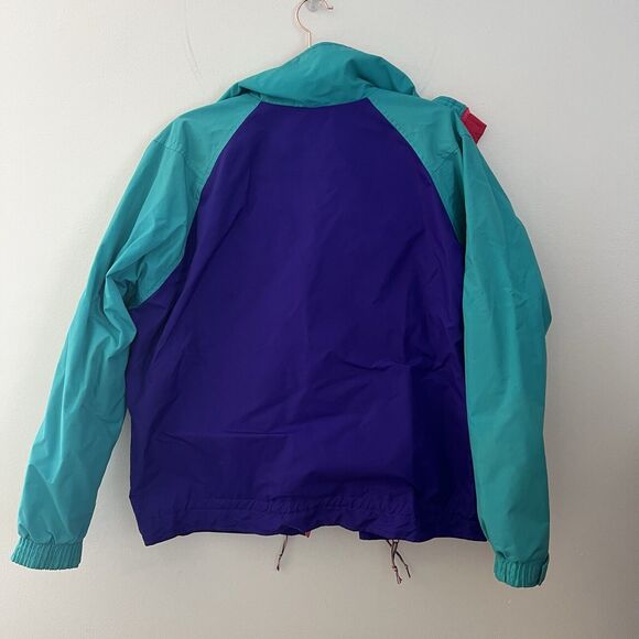 VTG 90s Woolrich Sigmet Gear Color Block Full Zip Nylon Jacket Womens Sz‎ Large - Picture 11 of 15